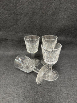 Set of 4 Vintage Waterford Crystal Sherry/Port Glasses Lismore Pattern | Antique & Vintage | Moonee Ponds Antiques | Australia Wide Delivery