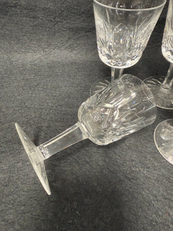 Set of 4 Vintage Waterford Crystal Sherry/Port Glasses Lismore Pattern | Antique & Vintage | Moonee Ponds Antiques | Australia Wide Delivery