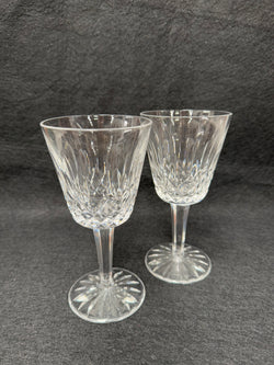 Set of Two Classic Vintage Waterford Crystal Goblets Lismore Pattern | Antique & Vintage | Moonee Ponds Antiques | Australia Wide Delivery