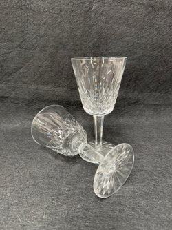 Set of Two Classic Vintage Waterford Crystal Goblets Lismore Pattern | Antique & Vintage | Moonee Ponds Antiques | Australia Wide Delivery