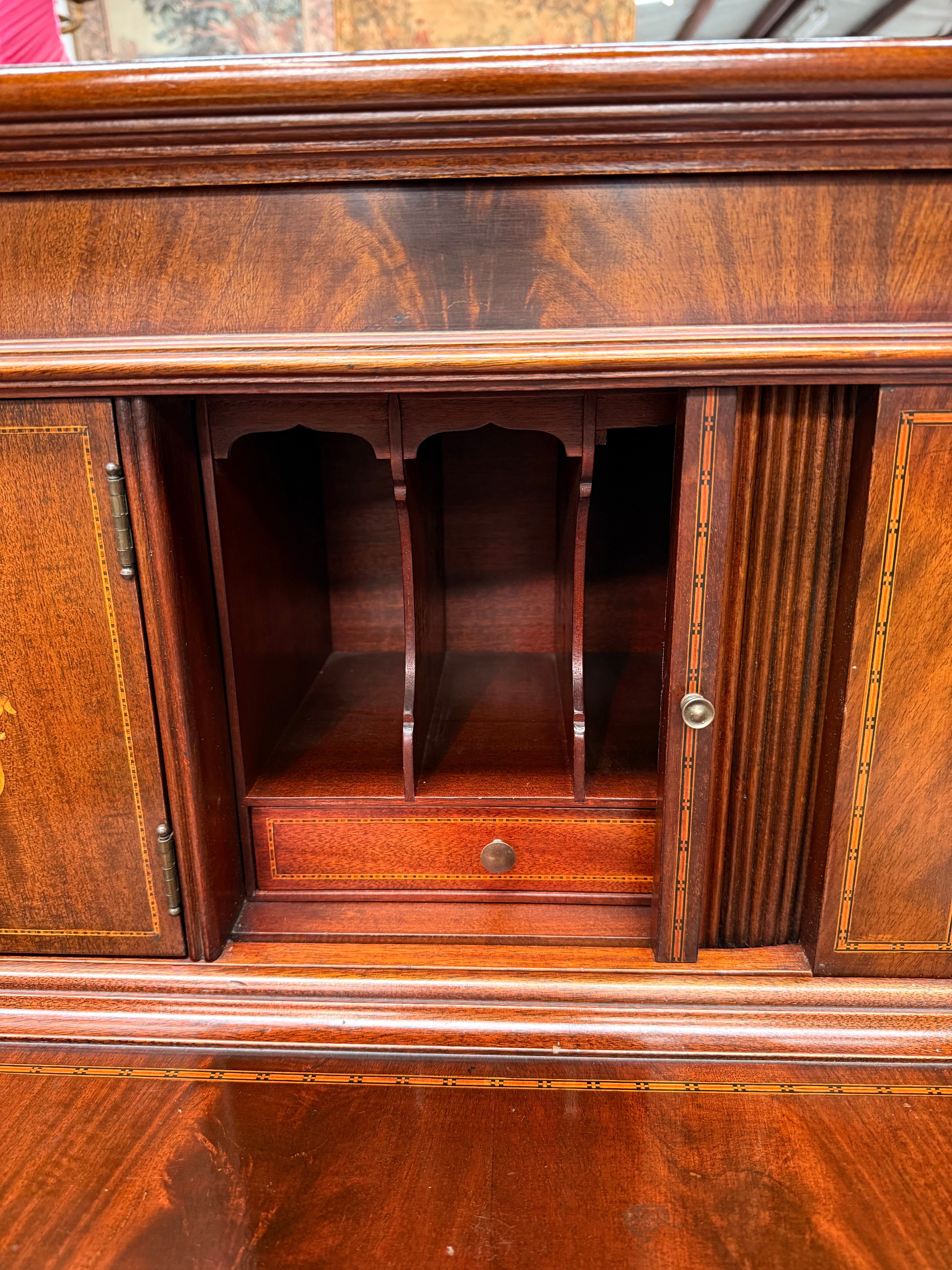 Antique Edwardian Sheraton Style Ladies Bureau | Antique & Vintage | Moonee Ponds Antiques | Australia Wide Delivery
