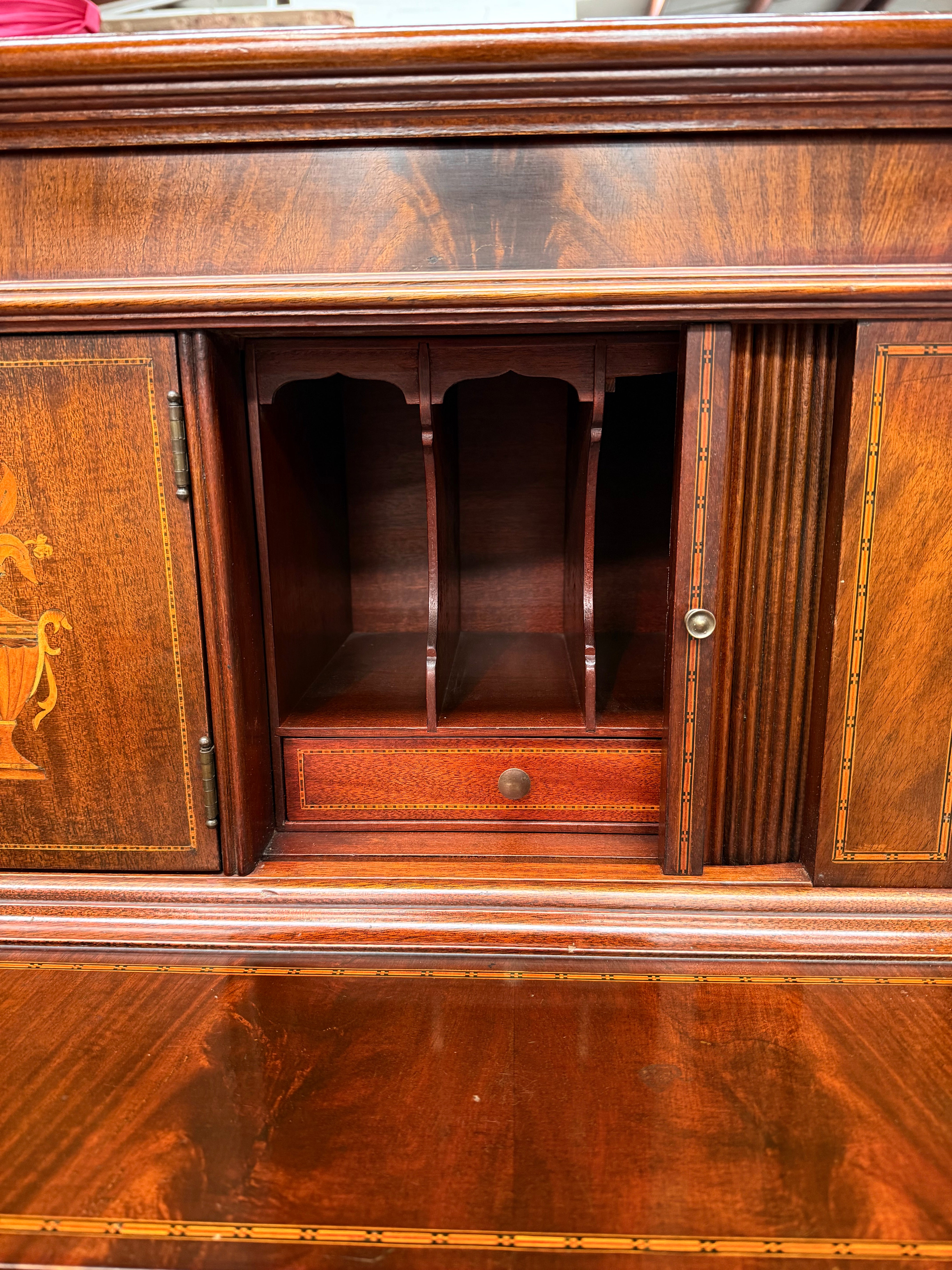 Antique Edwardian Sheraton Style Ladies Bureau | Antique & Vintage | Moonee Ponds Antiques | Australia Wide Delivery