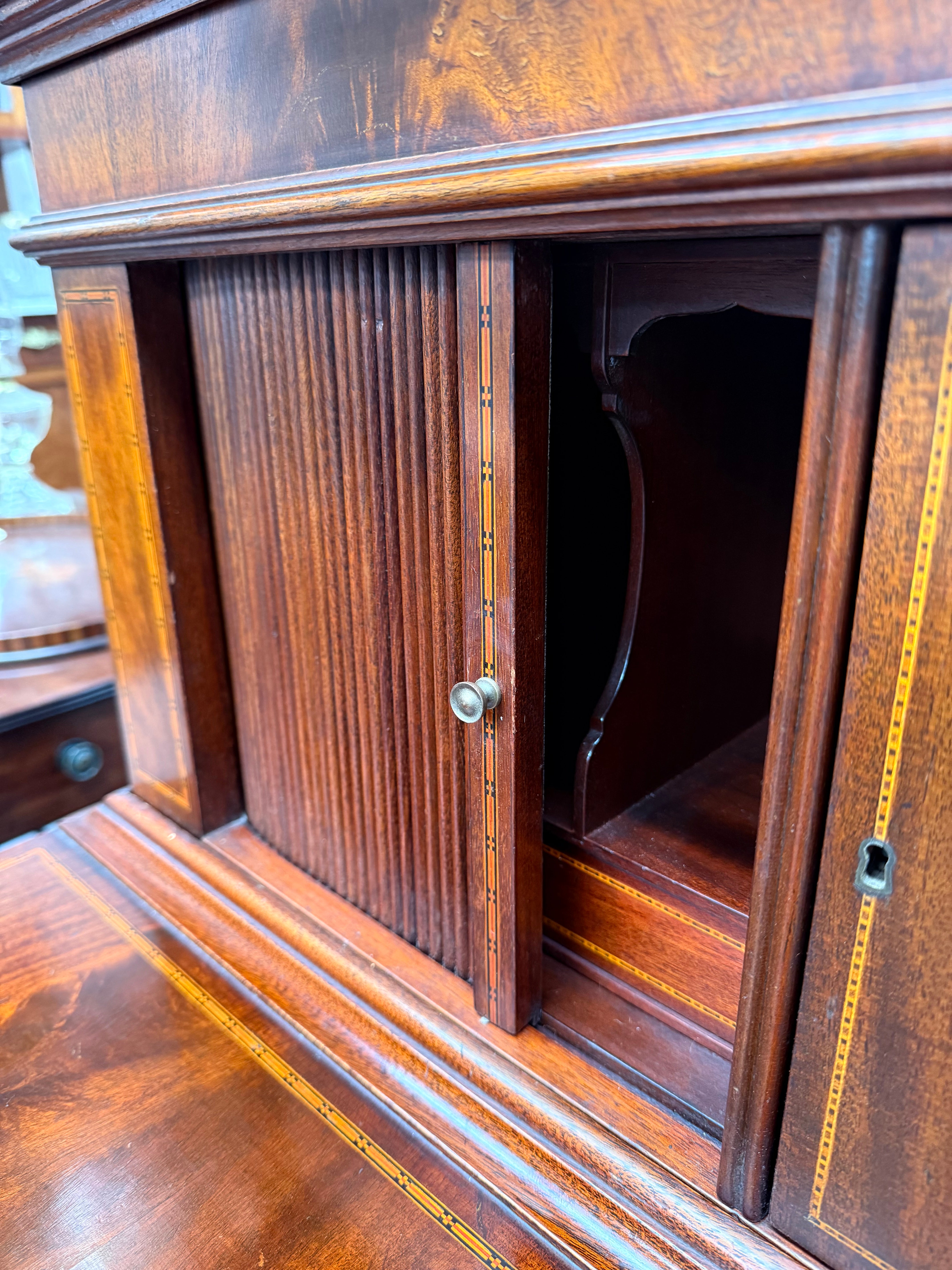 Antique Edwardian Sheraton Style Ladies Bureau | Antique & Vintage | Moonee Ponds Antiques | Australia Wide Delivery