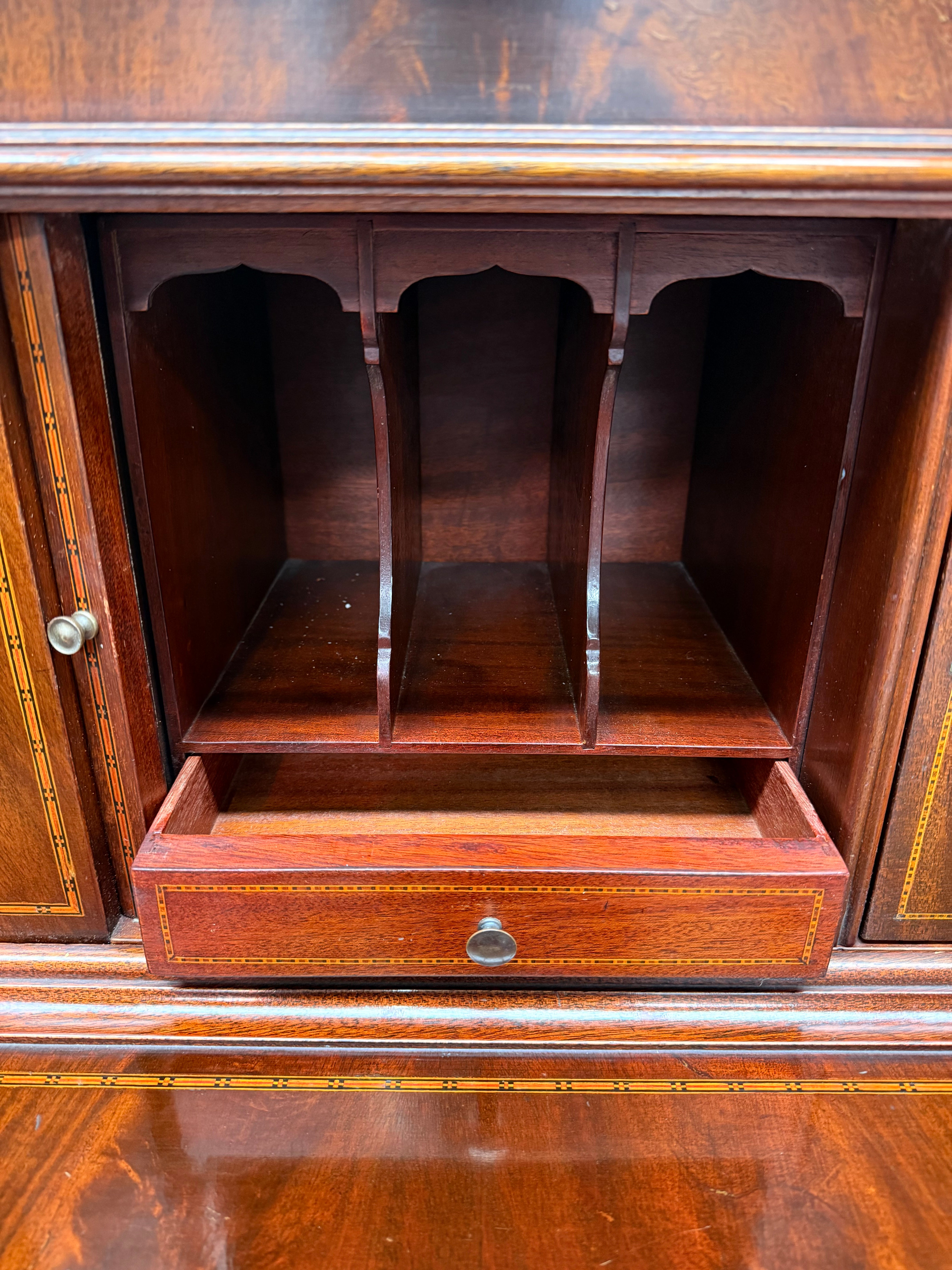 Antique Edwardian Sheraton Style Ladies Bureau | Antique & Vintage | Moonee Ponds Antiques | Australia Wide Delivery