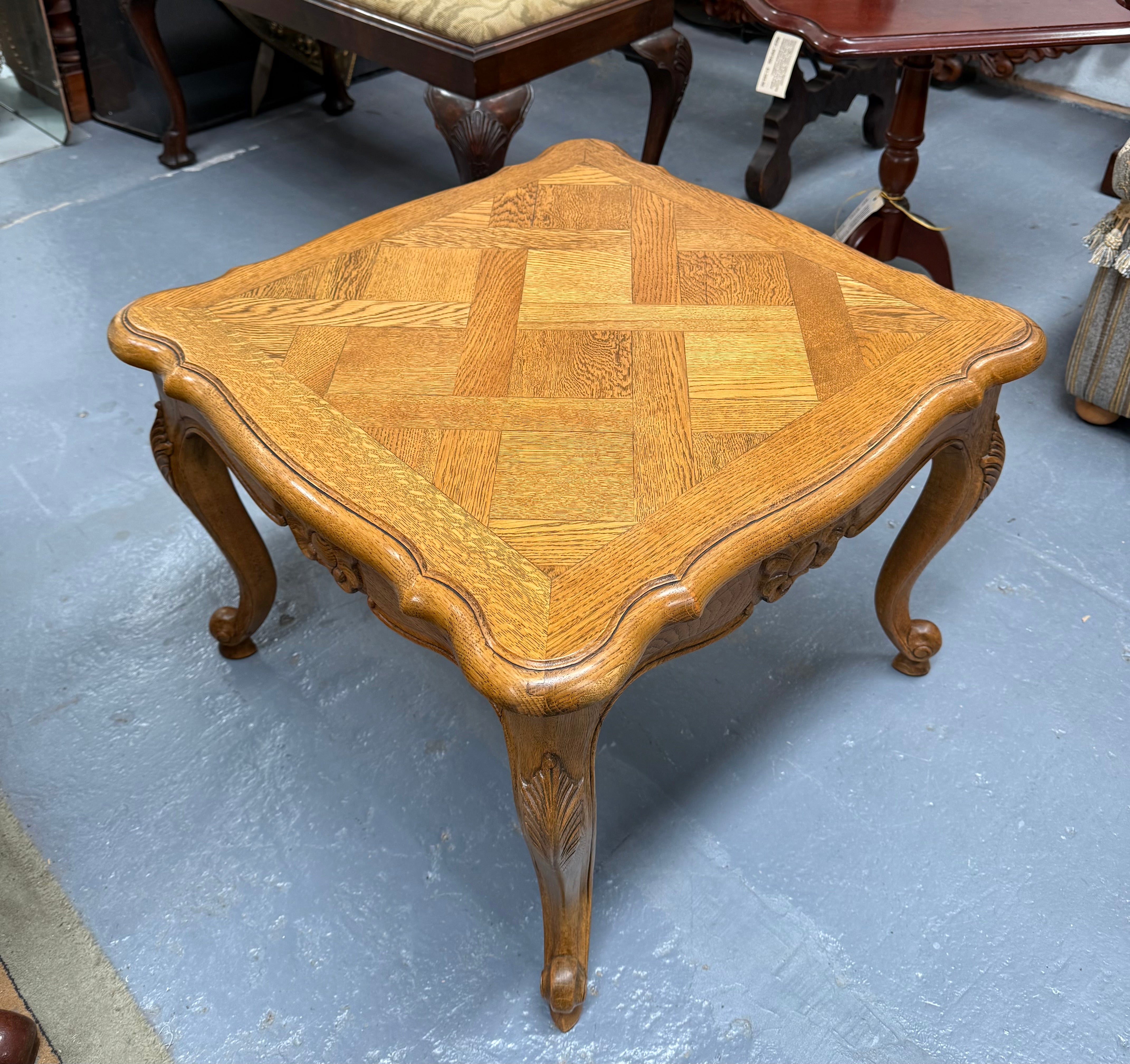 French Provincial Oak Coffee Table | Antique & Vintage | Moonee Ponds Antiques | Australia Wide Delivery