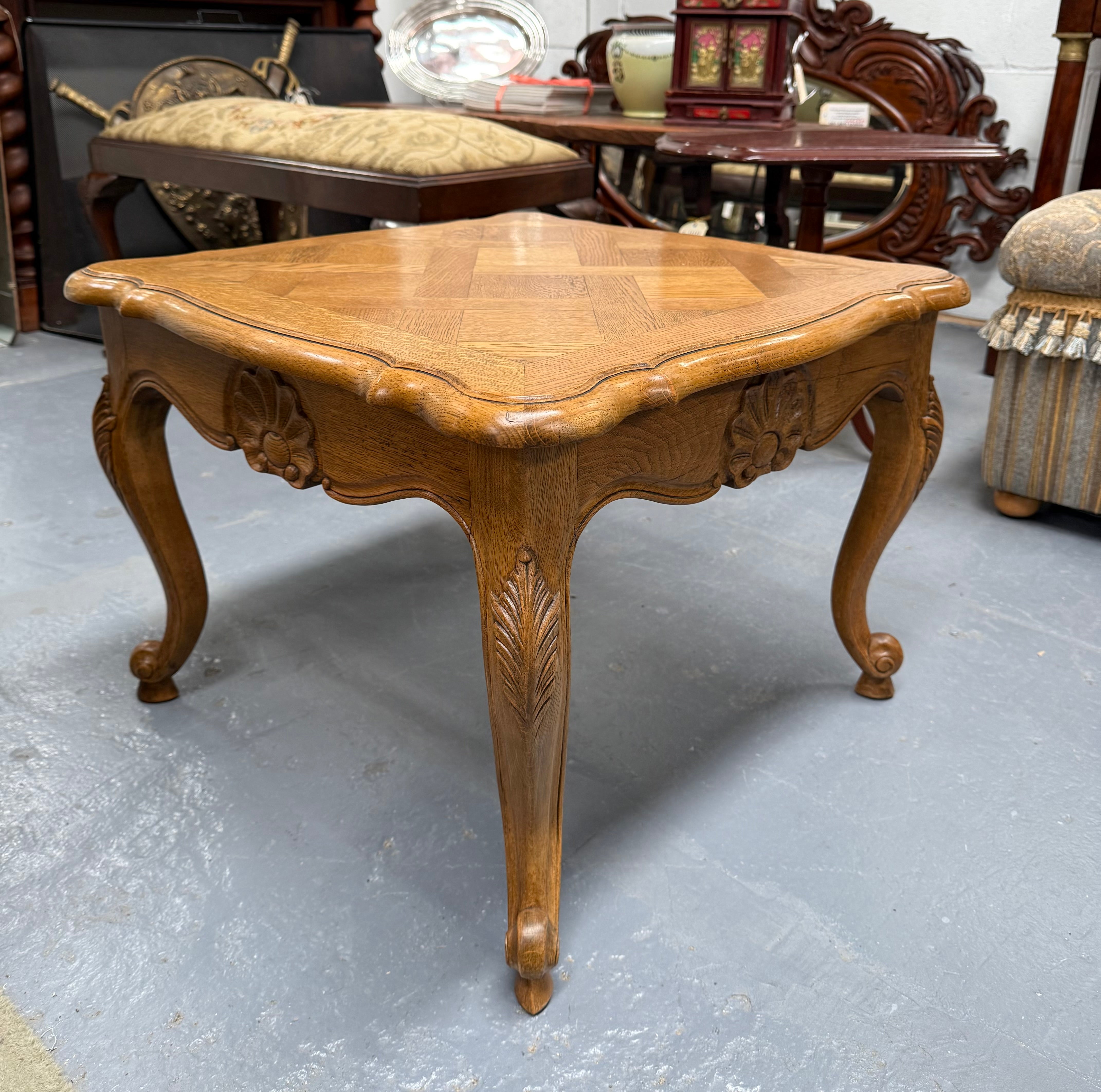 French Provincial Oak Coffee Table | Antique & Vintage | Moonee Ponds Antiques | Australia Wide Delivery