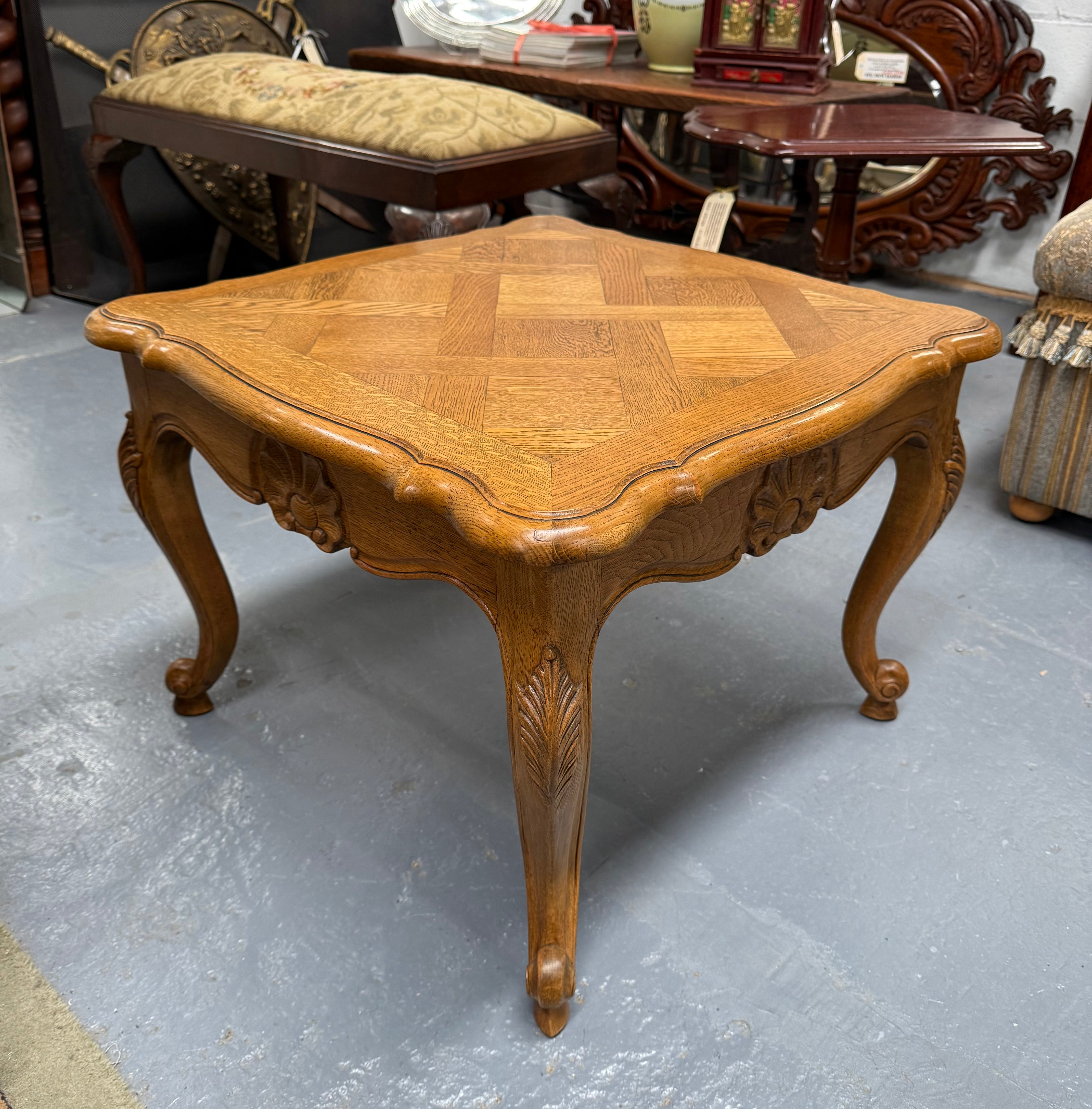 French Provincial Oak Coffee Table | Antique & Vintage | Moonee Ponds Antiques | Australia Wide Delivery
