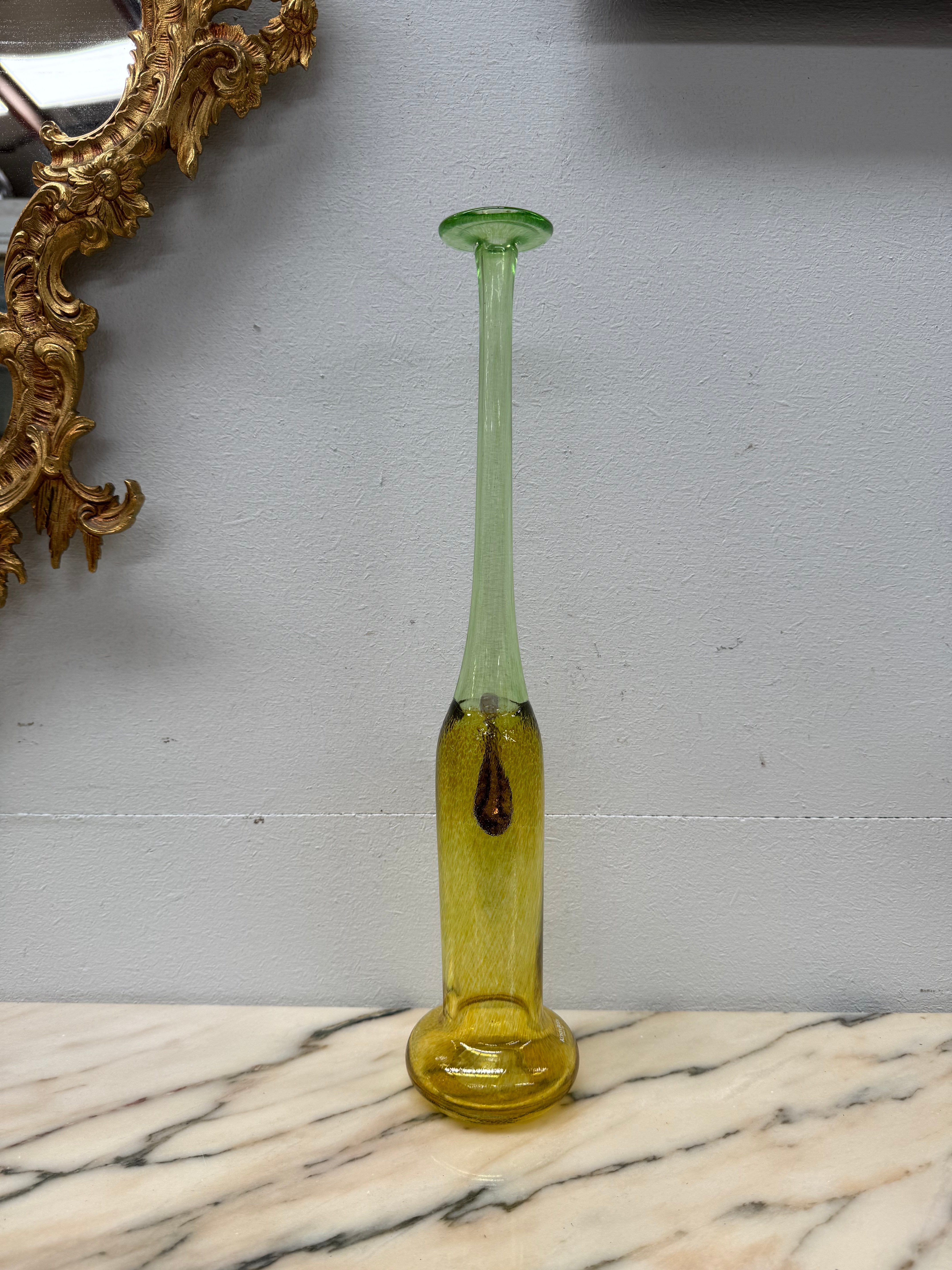 Kosta Boda "Bertil Vallen " Art Glass Vase | Antique & Vintage | Moonee Ponds Antiques | Australia Wide