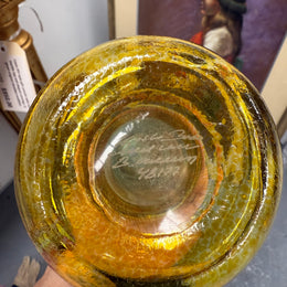 Kosta Boda "Bertil Vallen " Art Glass Vase