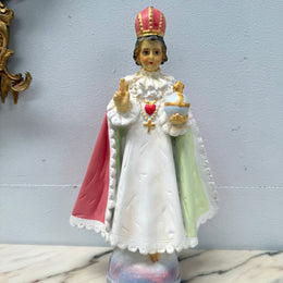 Vintage Large Infant Jesus of Prague Statue
