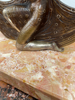Art Deco Bronze Figure on Marble Base | Antique & Vintage | Moonee Ponds Antiques | Australia Wide Delivery