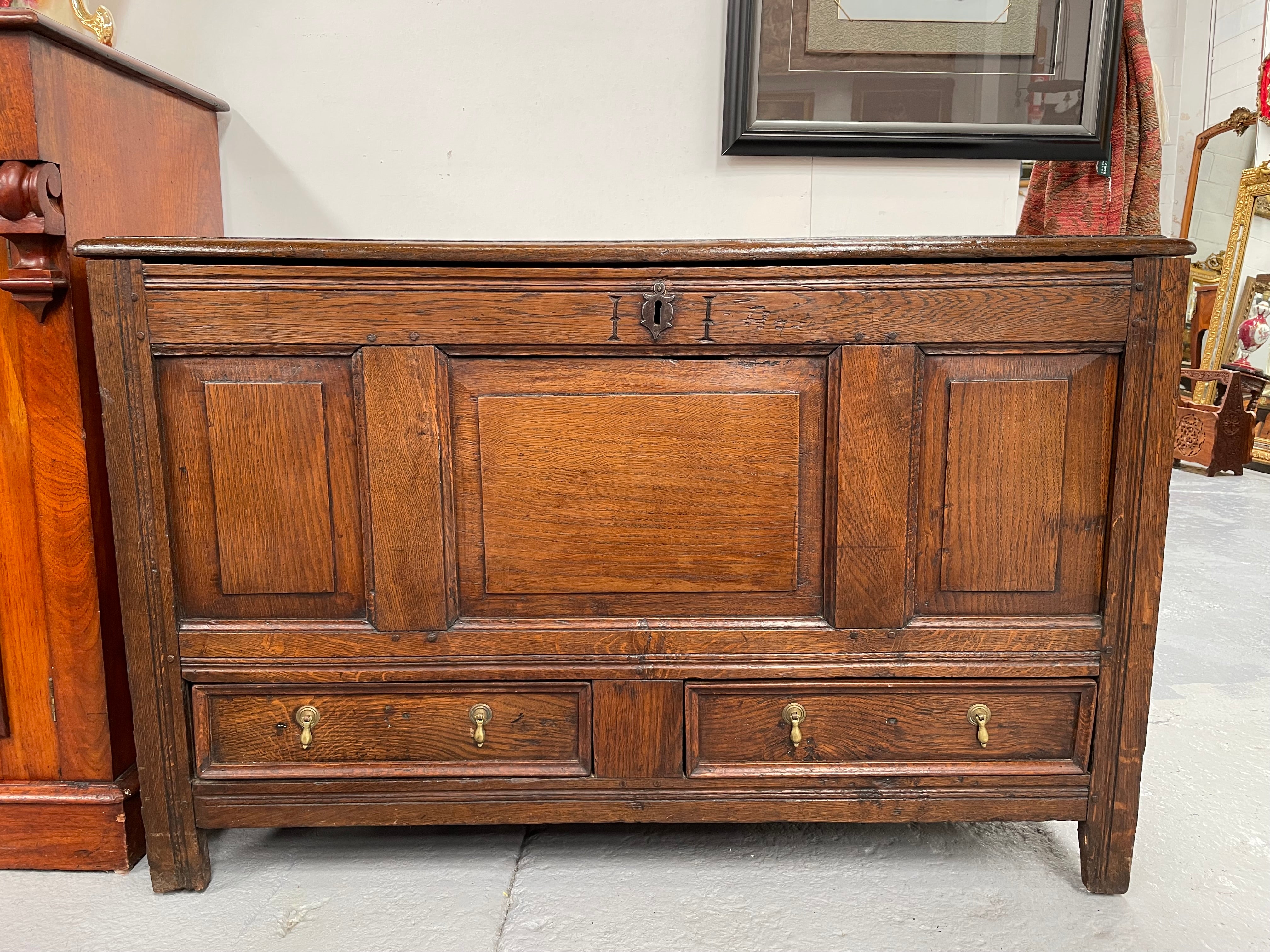 Georgian Oak Mule Chest