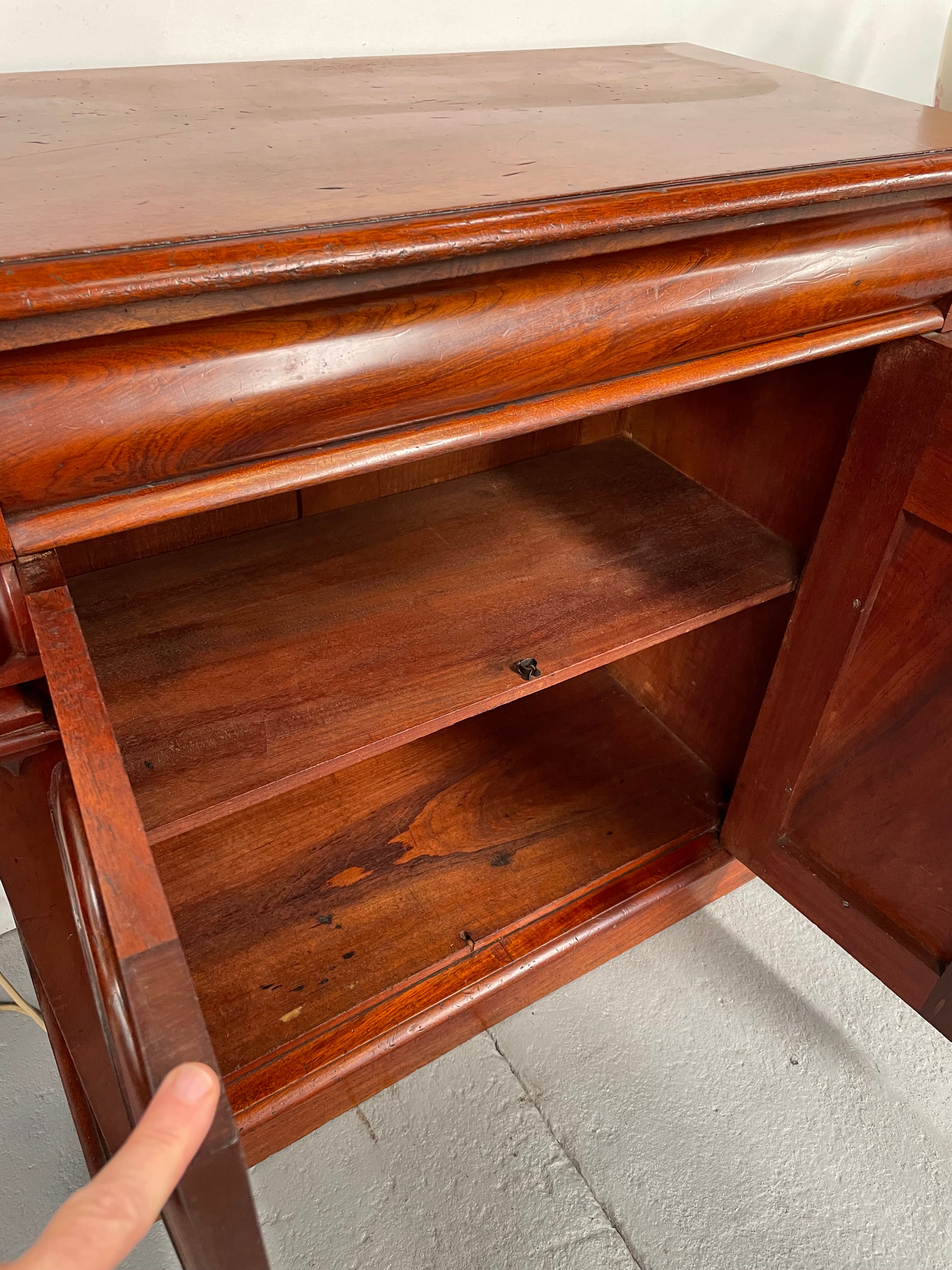 Charming Mahogany Two Door Side Cabinet | Antique & Vintage | Moonee Ponds Antiques | Australia Wide Delivery