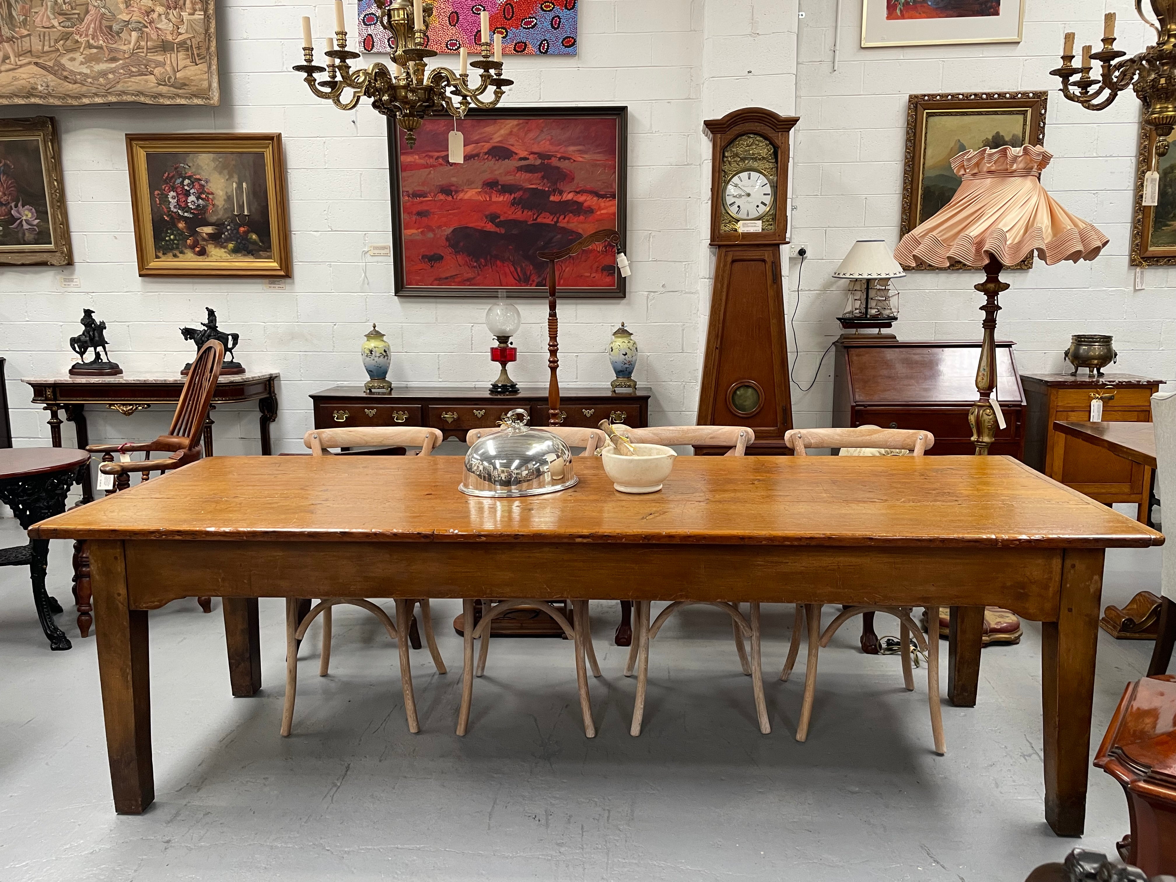 Impressive Early Victorian Pine Dining Table | Antique & Vintage | Moonee Ponds Antiques | Australia Wide Delivery