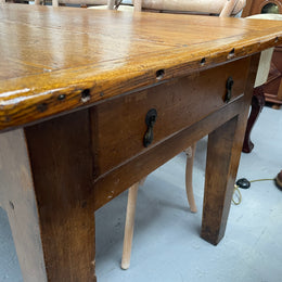 Impressive Early Victorian Pine Dining Table
