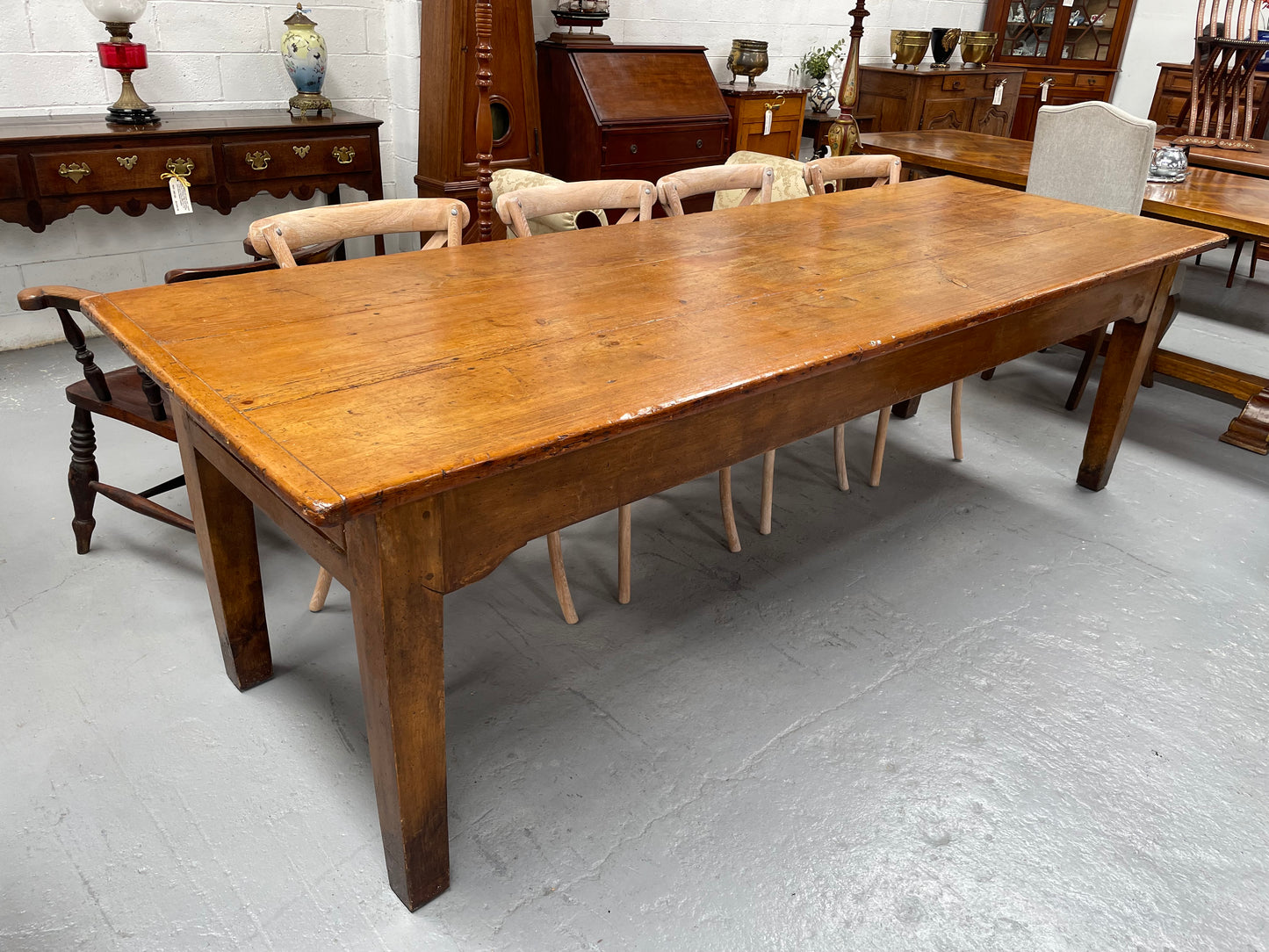 Impressive Early Victorian Pine Dining Table