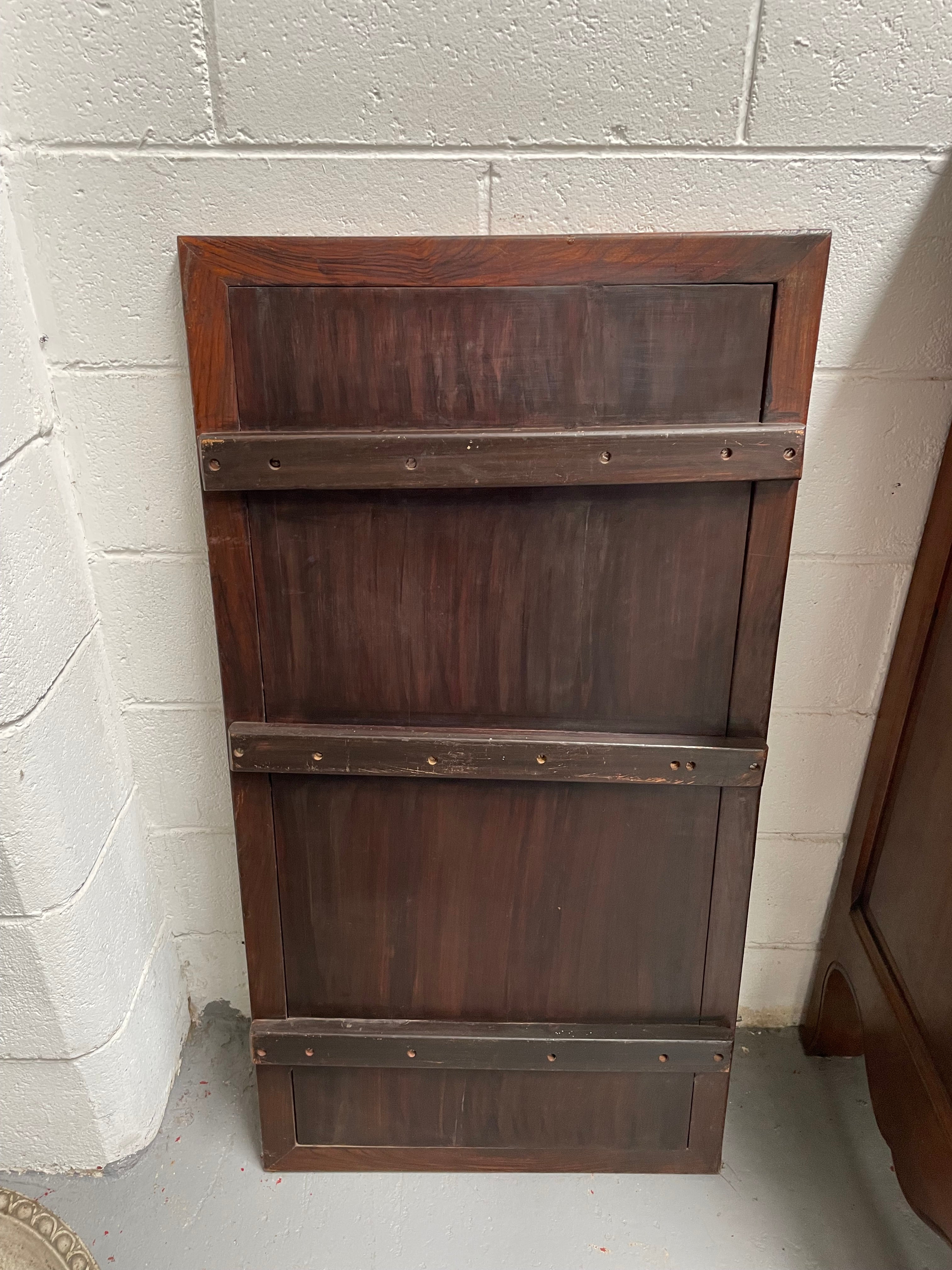 Rosewood Marquerty & Bone Inlaid Panel of Indian Scene | Antique & Vintage | Moonee Ponds Antiques | Australia Wide Delivery