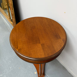 Small Occasional Empire Style  Column Drum Table