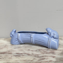 Lovely Vintage Pottery Frog Vase