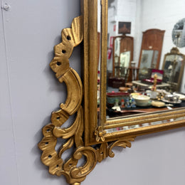 Antique Italian Rococo Influence Wall Mirror