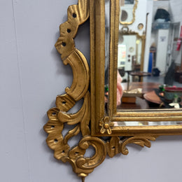 Antique Italian Rococo Influence Wall Mirror