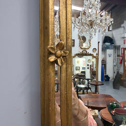 Antique Italian Rococo Influence Wall Mirror