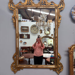 Antique Italian Rococo Influence Wall Mirror