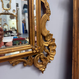 Antique Italian Rococo Influence Wall Mirror