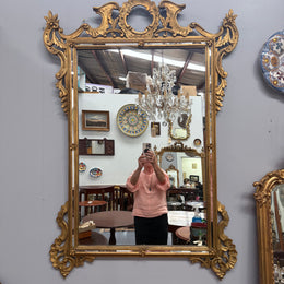 Antique Italian Rococo Influence Wall Mirror