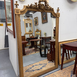 Napoleon III Era Large French Gilt Mirror