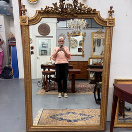 Napoleon III Era Large French Gilt Mirror