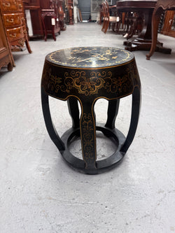 Vintage Oriental Mother of Pearl Side table/ Stool | Antique & Vintage | Moonee Ponds Antiques | Australia Wide Delivery