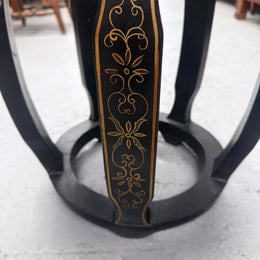 Vintage Oriental Mother of Pearl Side table/ Stool