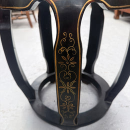 Vintage Oriental Mother of Pearl Side table/ Stool