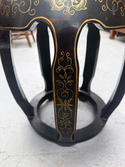 Vintage Oriental Mother of Pearl Side table/ Stool | Antique & Vintage | Moonee Ponds Antiques | Australia Wide Delivery