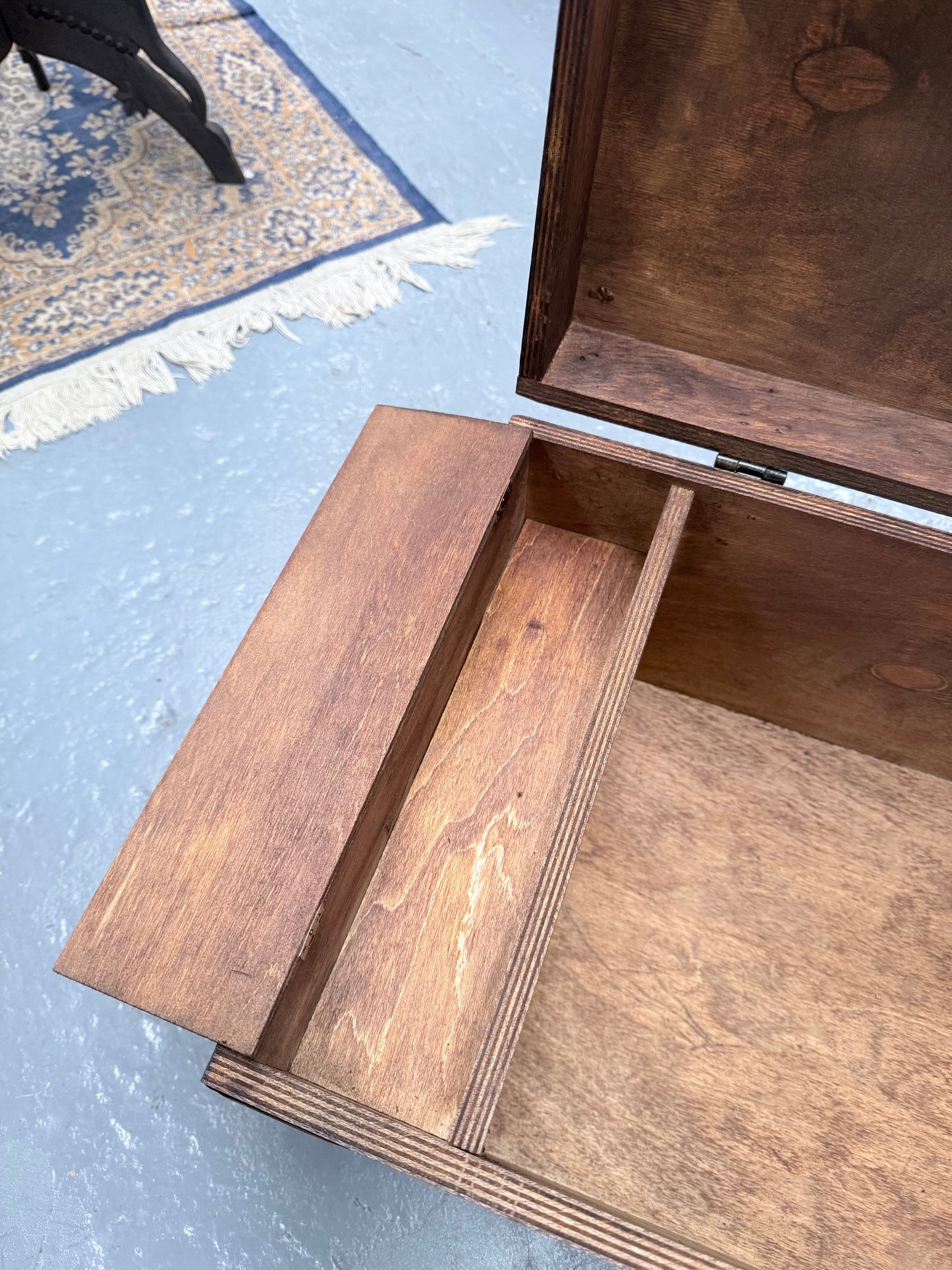 Vintage Campaign Style Travel Trunk