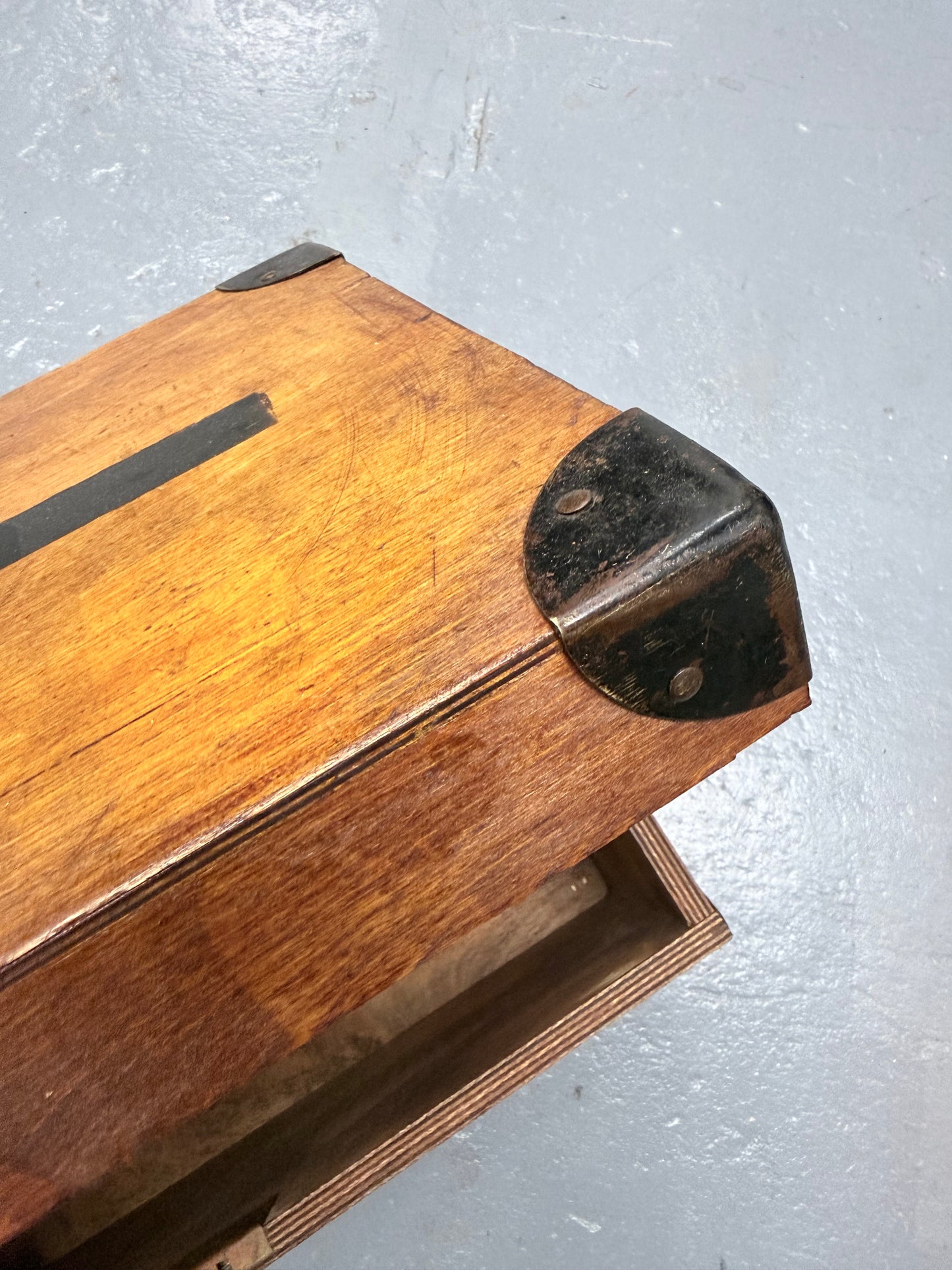 Vintage Campaign Style Travel Trunk