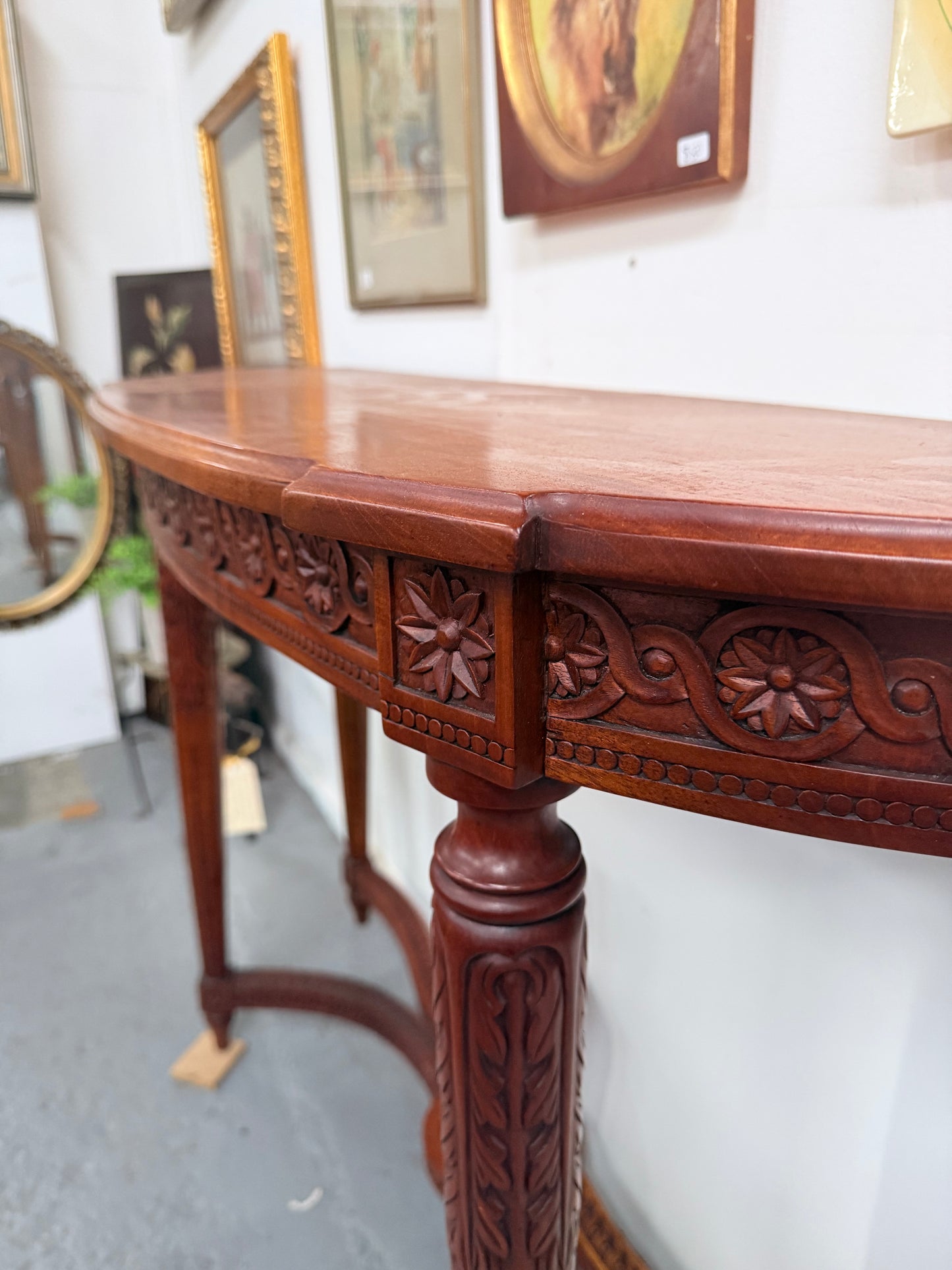 Vintage Regency Style Console Table