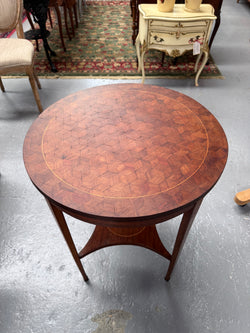 French Louis XVI Style Parquetry & Inlay Centre Table | Antique & Vintage | Moonee Ponds Antiques | Australia Wide Delivery