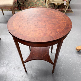 French Louis XVI Style Parquetry & Inlay Centre Table