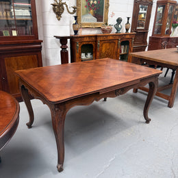 Louis XV Style Extention Parquetry Top Table