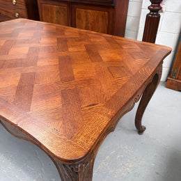 Louis XV Style Extention Parquetry Top Table