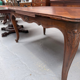 Louis XV Style Extention Parquetry Top Table