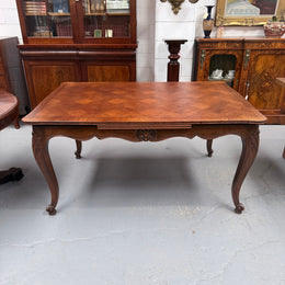 Louis XV Style Extention Parquetry Top Table