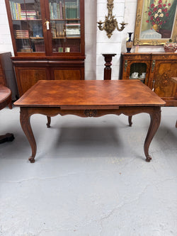 Louis XV Style Extention Parquetry Top Table | Antique & Vintage | Moonee Ponds Antiques | Australia Wide Delivery