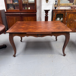 Louis XV Style Extention Parquetry Top Table