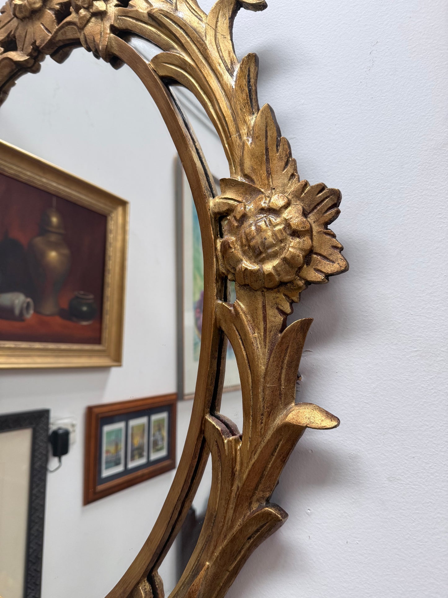Antique Napoleon III Style Gilt Mirror