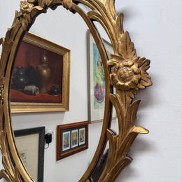 Antique Napoleon III Style Gilt Mirror