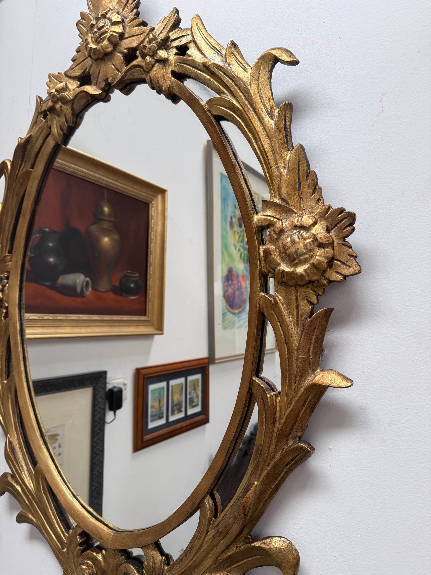 Antique Napoleon III Style Gilt Mirror