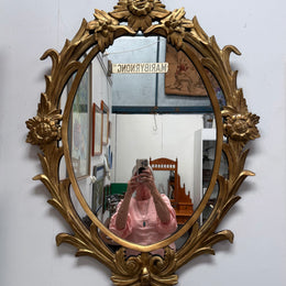 Antique Napoleon III Style Gilt Mirror